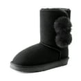 thumbnail image 1 of Dream Pairs Girls Boys Kids Winter Snow Suede Mid Calf Boots Faux Fur Lined FuzzyChic Kid's Lolly for Little Big Kid, 1 of 7
