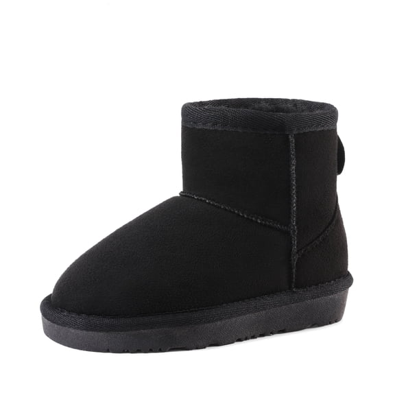 Dream Pairs Girls & Boys Winter Boots Ankle Faux Fur Lined Fuzzy Classic Snow Shoes (Toddler/Little/Big Kid)