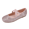 thumbnail image 1 of Dream Pairs Girls Flat Shoes Kids Toddler Shoes Princess Dress Wedding Shoes ANGIE-2 PINK Size 3, 1 of 5