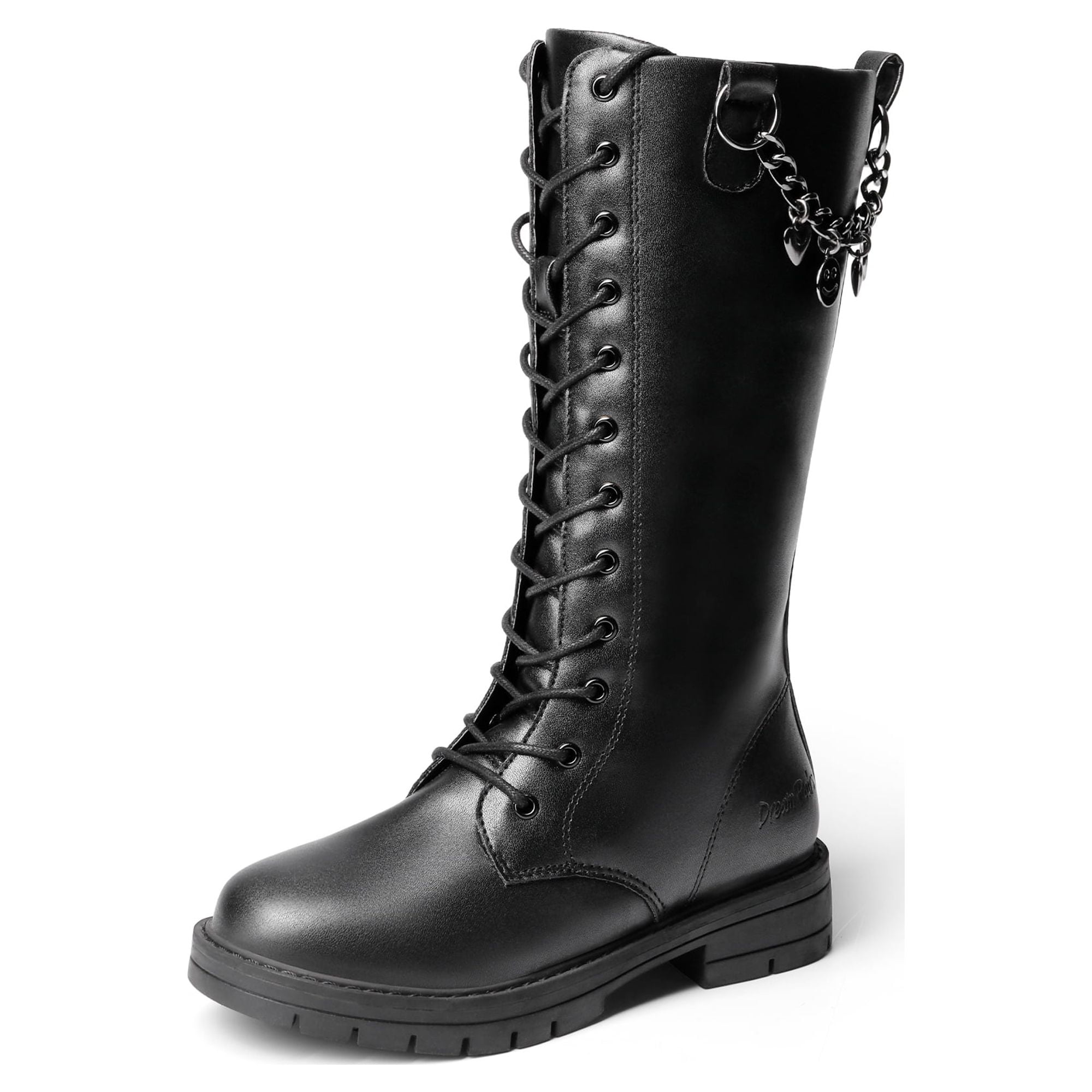 Dream Pairs Girls Knee High Boots Winter Riding Shoes (Little Kid/Big