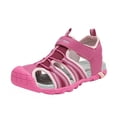 thumbnail image 1 of Dream Pairs Kids Boys Girls Athletic Sandals Toddler Summer Beach Slippers Flip Shoes 170813-K FUCHSIA/SHELL/PINK Size 4, 1 of 6