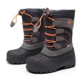 thumbnail image 1 of Dream Pairs Kids Boys & Girls Knee High Waterproof Insulation Non-Slip Outdoor Winter Snow Boots KNORTH NAVY/GREY/ORANGE Size 4 Big Kid, 1 of 7