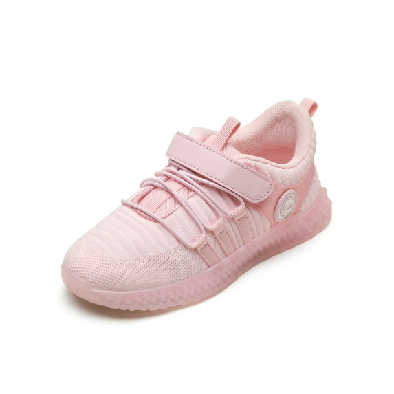 Dream Pairs Kids Boys Girls Lightweight Breathable Tennis Running Shoes Kids Athletic Fashion Sneakers SDRS223K PINK Size 5