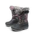 thumbnail image 1 of Dream Pairs Kids Boys & Girls Snow Boots Insulated Waterproof Winter Snow Boots KRIVER-1 GREY/MULTI Size 6, 1 of 6