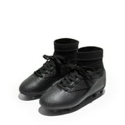 BURUDANI Kids Boys Girls Soccer Trainers Cleats Shoes Sport Football Shoes All/Black Size 13