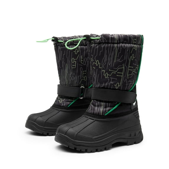 Dream Pairs Kids Boys Girls Waterproof Mid Calf Snow Boots Outdoor Insulated Winter Warm Duck Boots