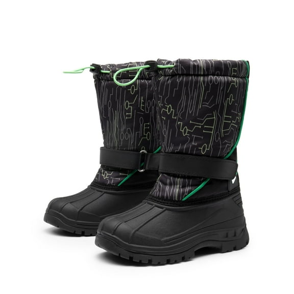 Dream Pairs Kids Boys Girls Waterproof Mid Calf Snow Boots Outdoor Insulated Winter Warm Duck Boots