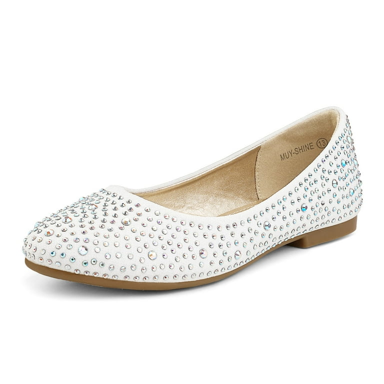 Ladies flat 2024 wedding shoes