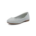 thumbnail image 1 of Dream Pairs Kids Girls Wedding Mary Jane Shoes Casual Dress Shoes Slip On Flat Shoes Muy Silver/Glitter Size 1, 1 of 6