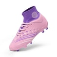 thumbnail image 1 of Dream Pairs Kids High Top Soccer Shoes Boys Girls Youth Firm Ground Football Cleats Outdoor Training Athletic for Little/Big Kid, 1 of 6