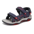 thumbnail image 1 of Dream Pairs Kids Sports Sandals Girls Boys Outdoor Summer Beach Athletic Sandals Casual Walking Sandals 170891_K NAVY/RED Size 4, 1 of 7
