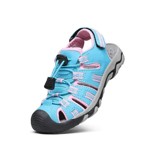 DREAM PAIRS Boys Girls Summer Outdoor Athletic Sport Sandals Walking Hiking Hook and Loop Adjustable Multicolor for Toddler/Little/Big Kids
