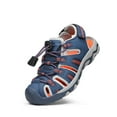 thumbnail image 1 of Dream Pairs Kids Summer Athletic Sandals Boys Girls School Outdoor Sports Sandals Walking Shoes 160912-K NAVY/LIGHT/GREY/ORANGE Size 7, 1 of 7