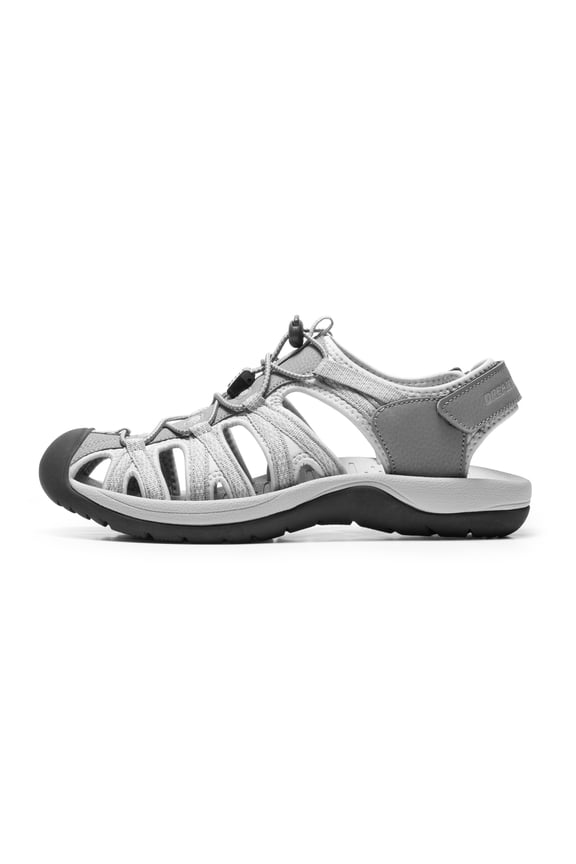 Dream Pairs Men's Casual Hiking Sandals Comfort Outdoor Sport Fisherman Sandals 160912-M-New Grey/Black Size 10.5