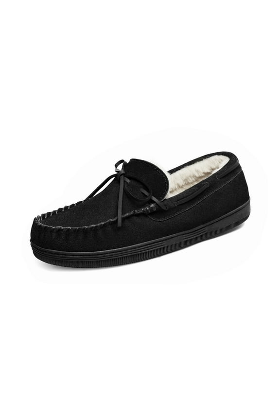 Men's Moccasin Slippers House Shoes Indoor Outdoor Loafers LOAFER-011