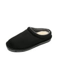 thumbnail image 1 of Dream Pairs Mens House Slippers Slip on Bedroom House Shoes SDSL2230M BLACK Size 9, 1 of 4