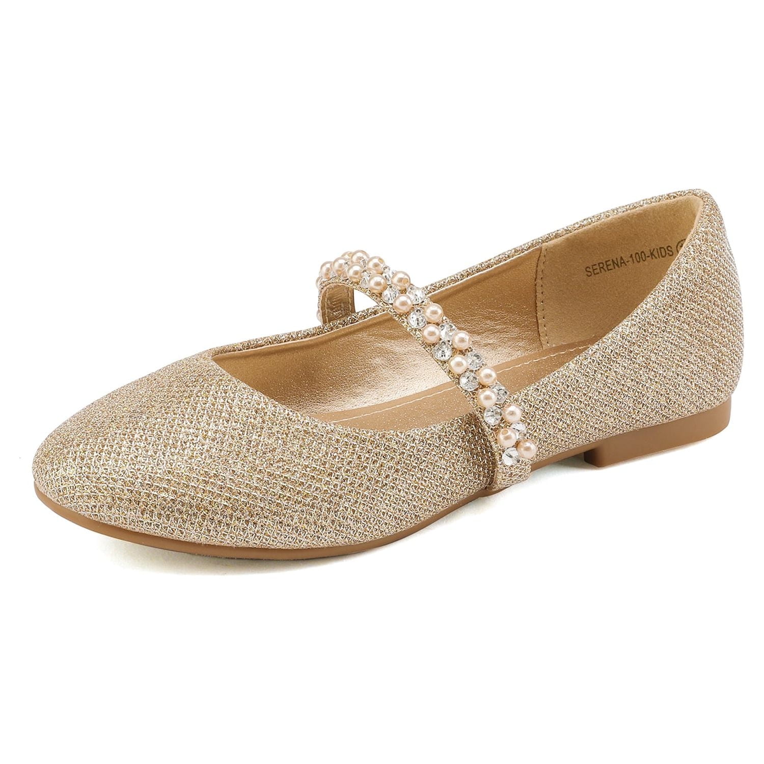 Sparkling Gold Mary Jane Flat Dress Shoes for Egypt Ubuy