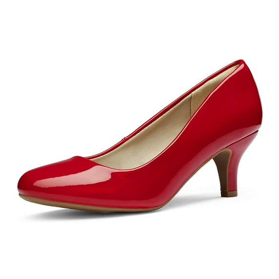 Dream Pairs Women Bridal Slip On Wedding Shoes Party Dress Low Heel Pumps Shoes LUVLY