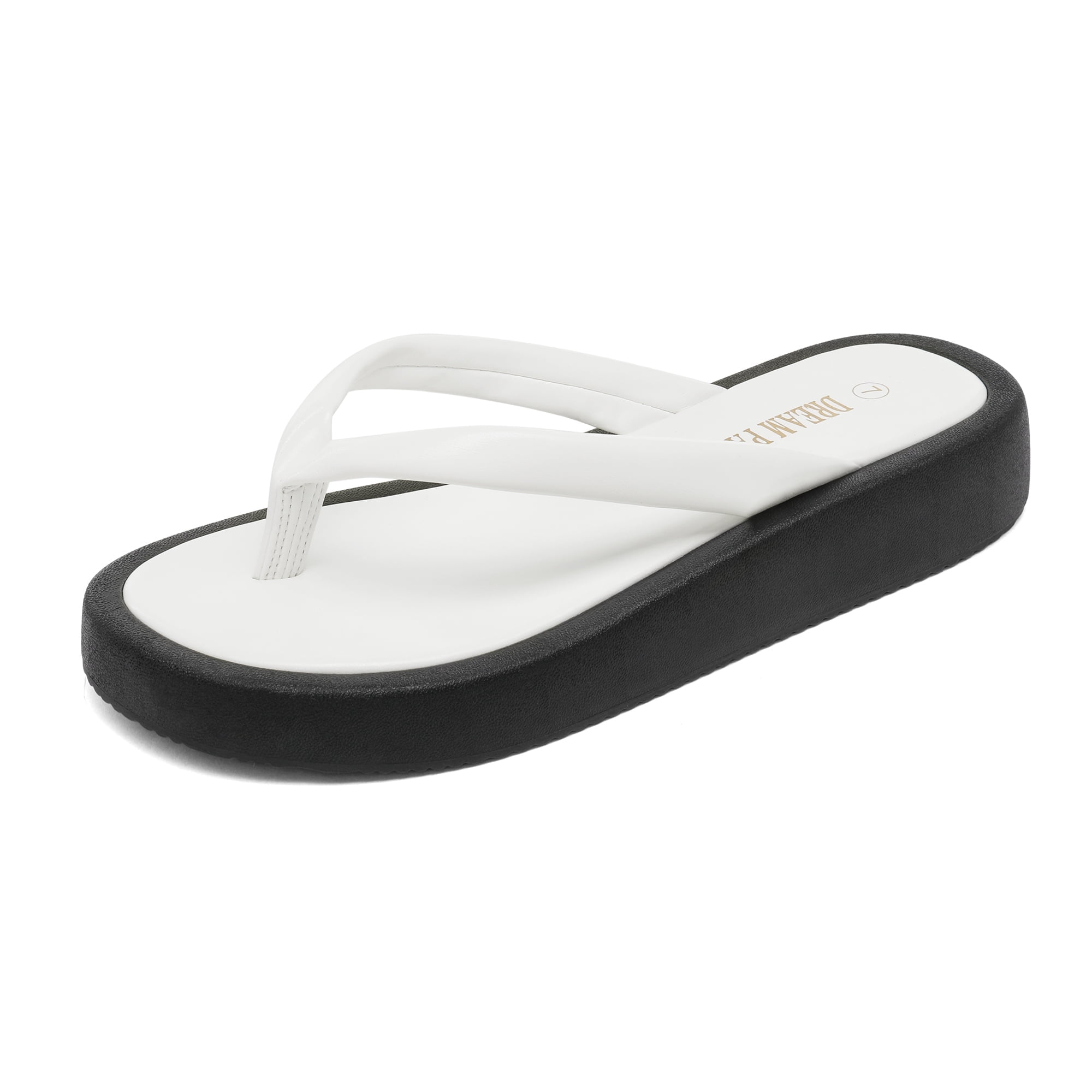 Dream Pairs Women Flip Flops Platform Thong Sandals