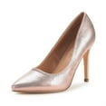 thumbnail image 1 of Dream Pairs Women Pointed Toe High Heel Shoes Wedding Party Pumps Shoes CHAMPAGNE/PEARL CHRISTIAN-NEW size 10, 1 of 5
