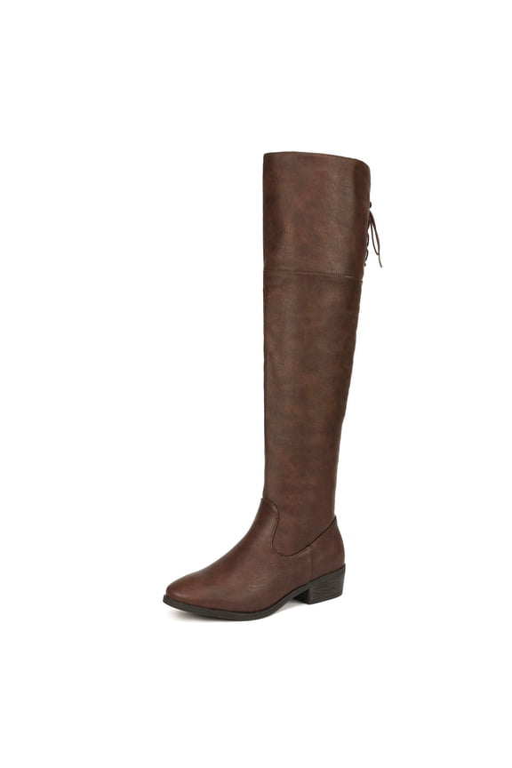 Women's Suede Winter Boots Over-The-Knee Riding Design