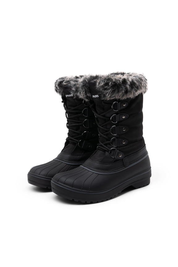Women Winter Mid Calf insulation Waterproof Faux Snow Boots