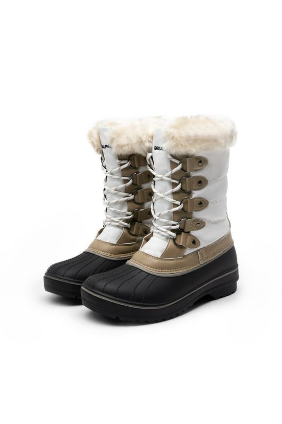 Women Winter Mid Calf insulation Waterproof Faux Snow Boots