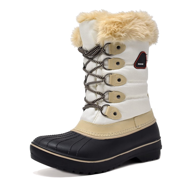 Dream Pairs Women Winter Mid Calf insulation Waterproof Faux  display picture 1