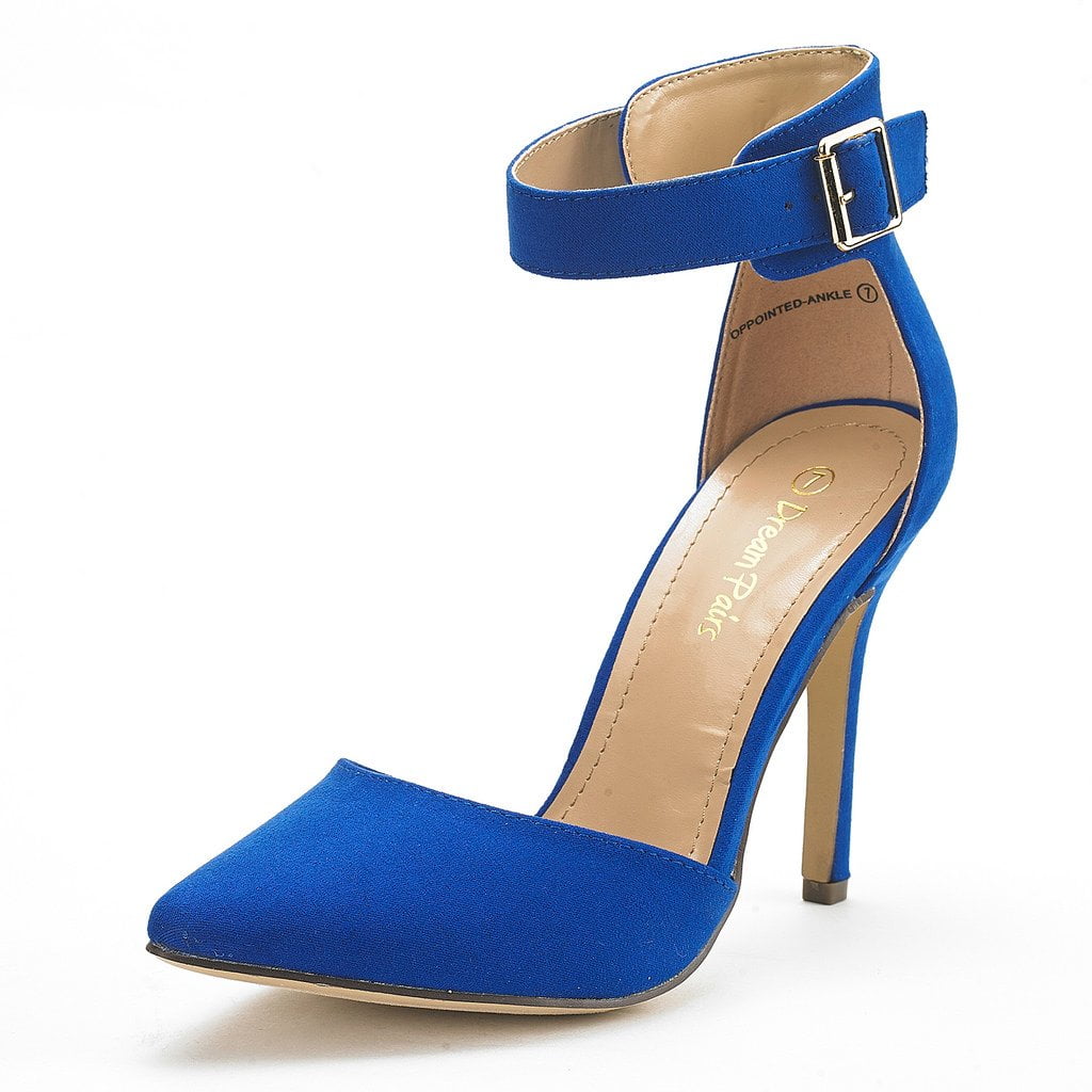 Platform Heels Royal Blue Heels Amazon Dream Pairs Women's Ankle