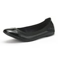 thumbnail image 1 of Dream Pairs Women's Ballerina Ballet Flats Classic Pointed Toe Slip On Shoes Sole-Flex Black Size 9.5, 1 of 5