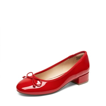 Dream Pairs Women's Ballet Pumps Block Heels