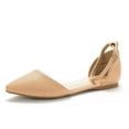 thumbnail image 1 of Dream Pairs Women's Casual D'Orsay Pointed Plain Ballet Comfort Soft Slip On Flats Shoes NUDE/PU FLAPOINTED-NEW size 9, 1 of 4