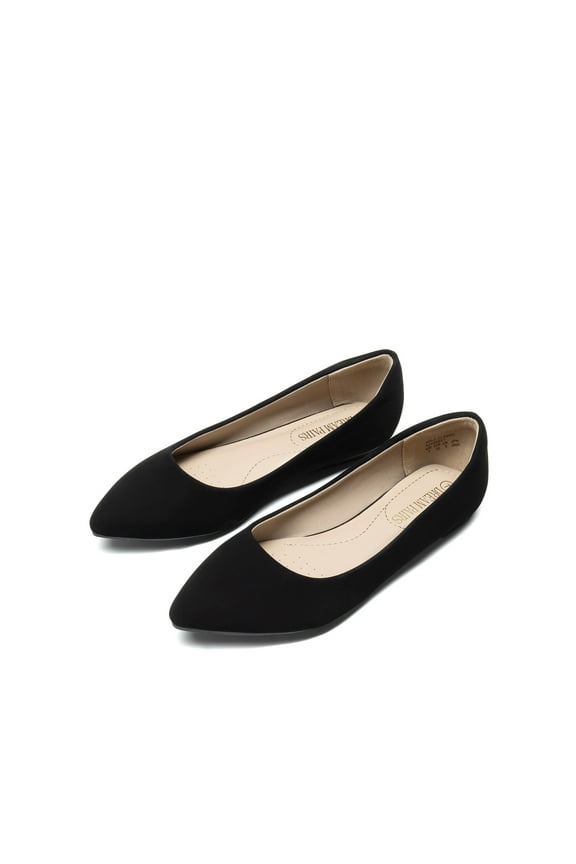 Women's Casual Pointed Toe Ballet Comfort Soft Slip On Flats Shoes