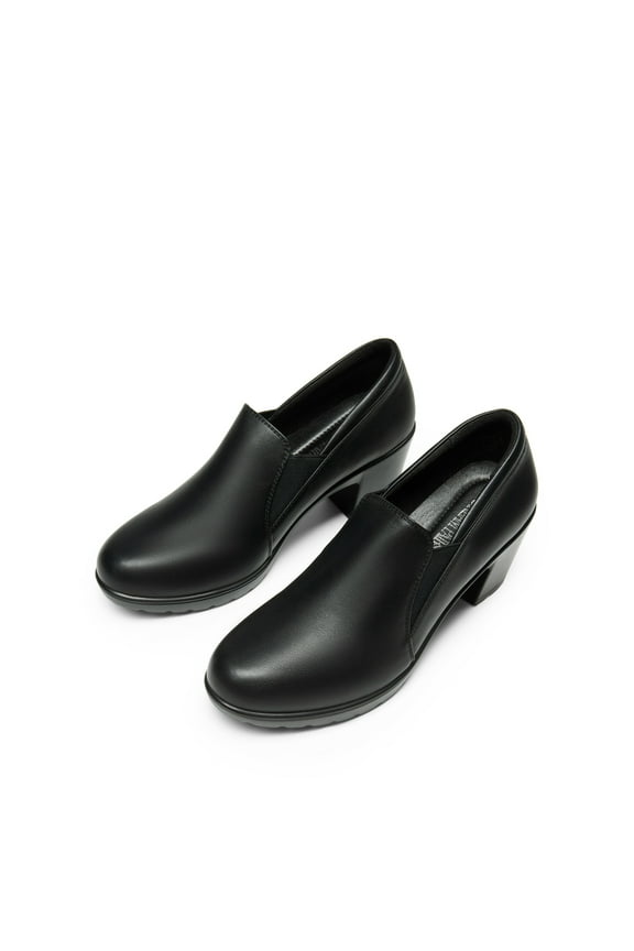 Women's Chunky Low Block Heel Pumps Comfort Oxfords Shoes DPU214