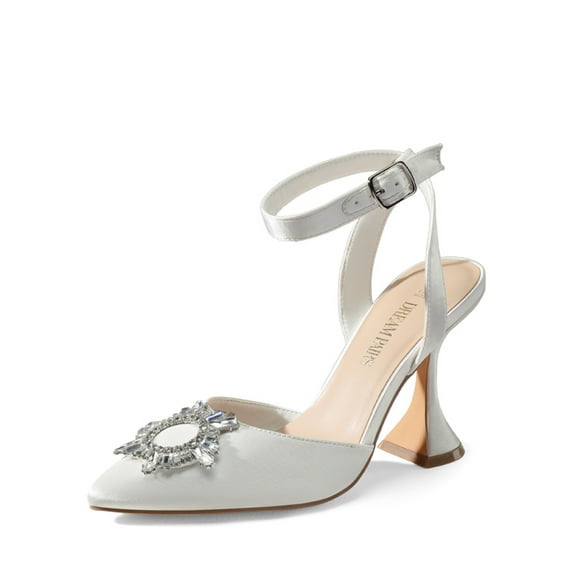 Dream Pairs Women's Closed Toe Pumps Wedding Heels