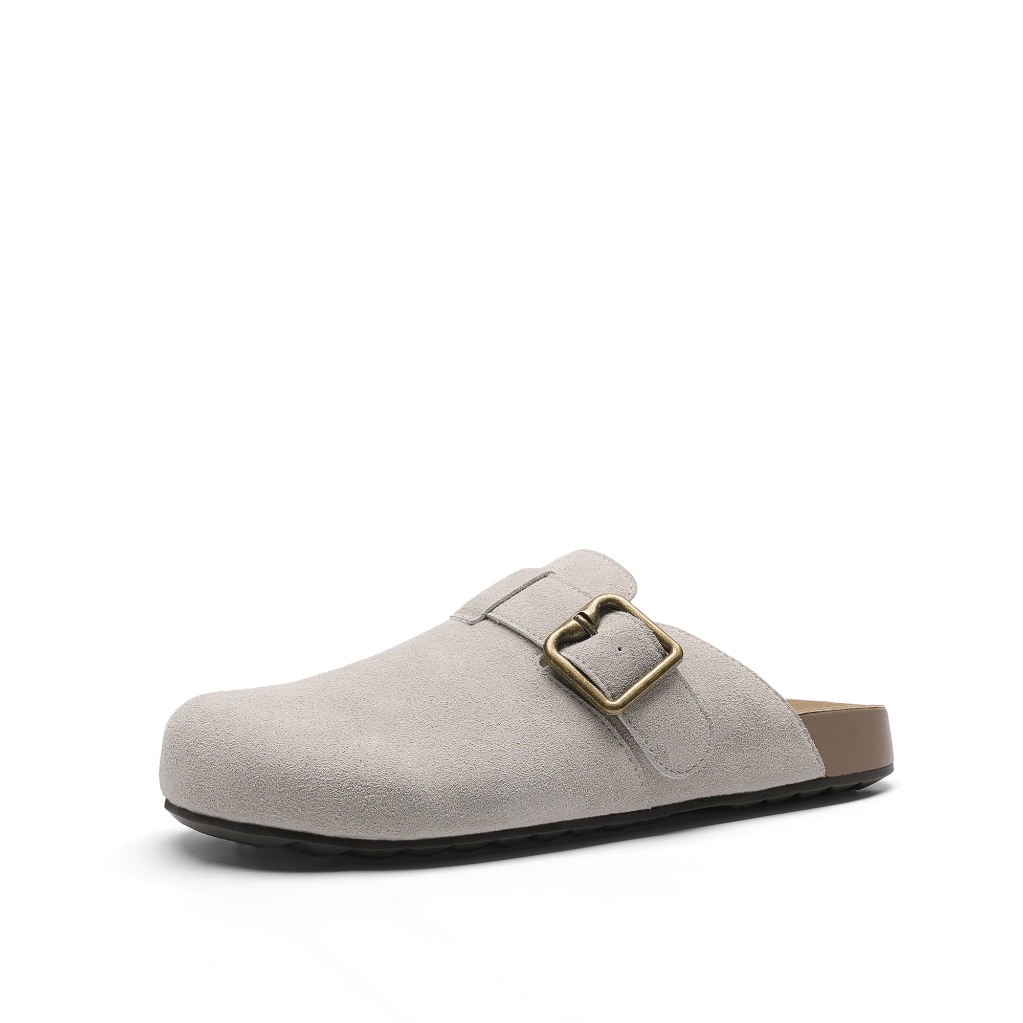BURUDANI Women Clogs Comfortable Lightweight Suede Mules  display picture 1
