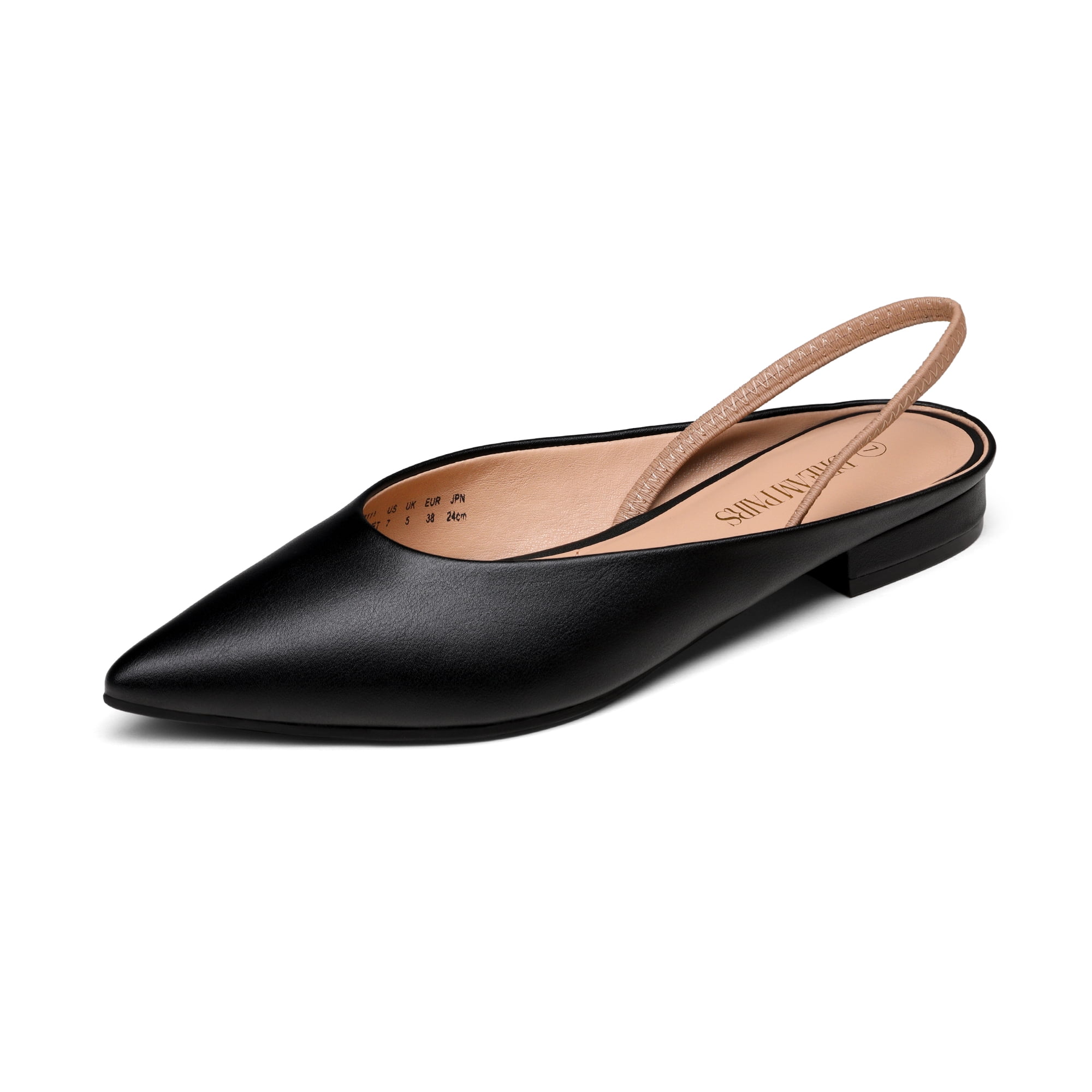 Vince Women's Venice Leather Slingback Flats - Macadamia - Size 9.5