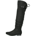 thumbnail image 1 of Dream Pairs Women's Fashion Casual Over The Knee Pull On Slouchy Boots COLBY BLACK Size 11, 1 of 4