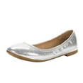 thumbnail image 1 of Dream Pairs Women's Fashion Comfort Slip On Pointed Toe Ballet Flats Shoes SOLE-HAPPY, 1 of 3