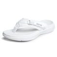 thumbnail image 2 of HobiBear Men's Brown Thong Sandals - Comfortable Indoor/Outdoor Beach Flip Flops, Slip-On Style, Sizes 7-16 2 of 6