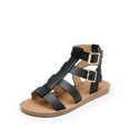 thumbnail image 1 of **Dream Pairs Women’s Gladiator Sandals – Strappy Flat Sandals with Adjustable Straps & Cushioned Footbed, 1 of 8