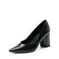 thumbnail image 1 of DREAM PAIRS Women’s Chunky Block Heels – Closed Toe Pointed Pumps for Weddings, Parties, and Elegant Occasions, 1 of 5