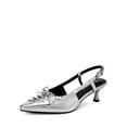 thumbnail image 1 of Dream Pairs Women's Kitten Heel Slingback Pumps, 1 of 8