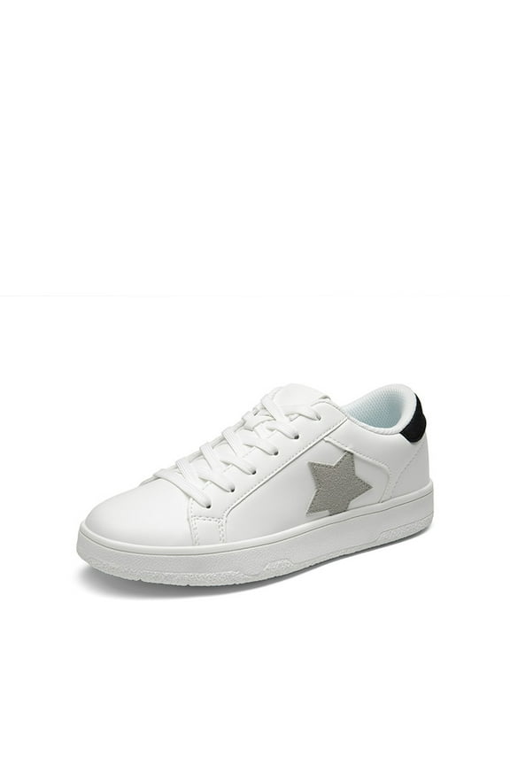 Women’s Low-Top Fashion Sneakers – Lace-Up Casual Shoes with Breathable Lining