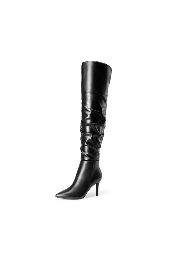 Women's Over The Knee High Heels Boots Pointed Toe Stiletto Sexy Fall Long Boots