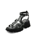 thumbnail image 1 of Dream Pairs Women's Platform Buckle Chunky Heel, 1 of 7