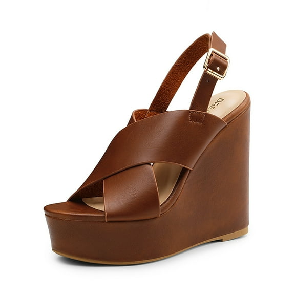 Dream Pairs Women's Platform wedge bohemian-inspired sandals