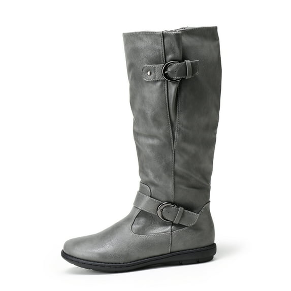 Women Winter Boots Knee High Faux Fur Lined Insulated Tall Boots Comfortable for Fall and Snow