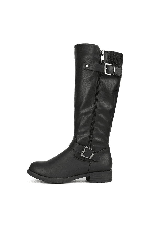 Women's Side Zipper Knee High Riding Boots