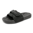 thumbnail image 1 of Dream Pairs Women's Summer Adjustable Athletic Slide Sandals Arch Support Slip on Open Toe Cute Lightweight Comfortable Flat Outdoor Indoor Sport Sandals SDSS2223W BLACK Size 6, 1 of 4